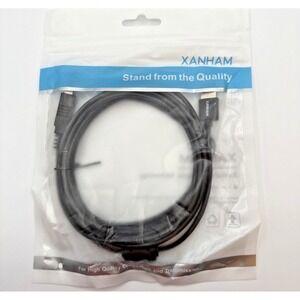 XANHAM USB 2.0 A to B male to male black 9 feet